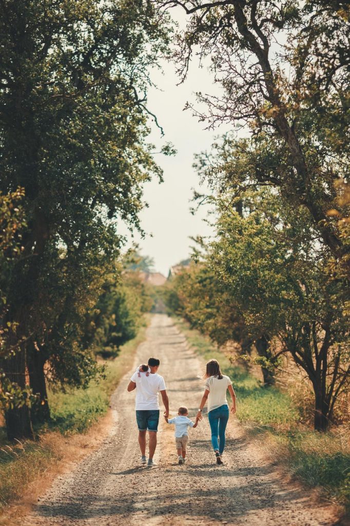 famille shooting été champs de blé montagnes nancy couleurs enfants route ferme arbres