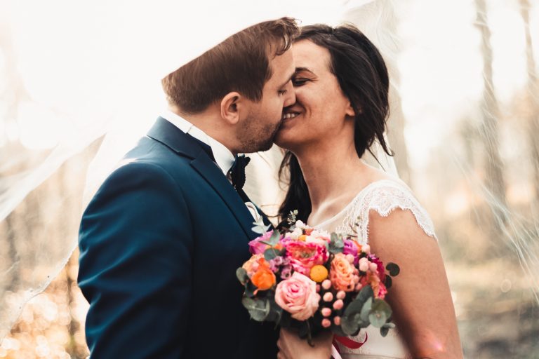 Bisou Shooting Mariés Couple Mariage Nancy Lorraine Meurthe-et-Moselle