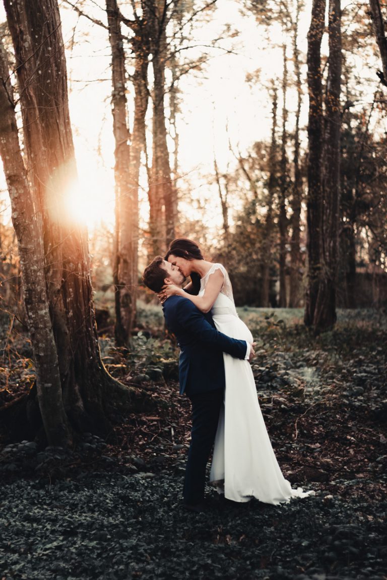 Bisou Shooting Photo Mariés Mariage Meurthe-et-Moselle Rayon Soleil