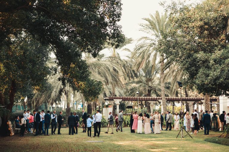 Invités Réception Vin d'honneur Mariage Dubaï Émirats arabes unis