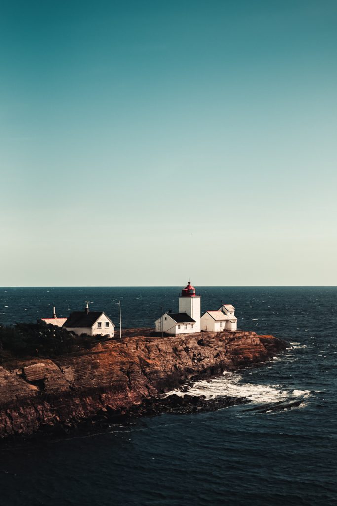 Danemark Ocean Rochers Port Ciel Vagues